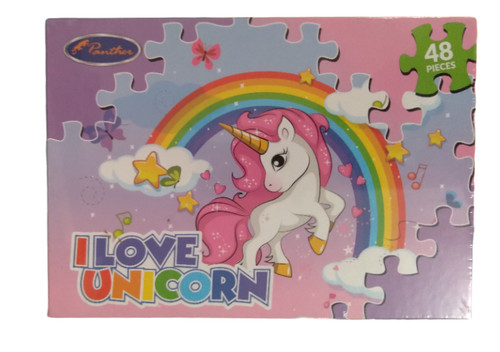 Puzzle pantera amo - pantera, unicorno